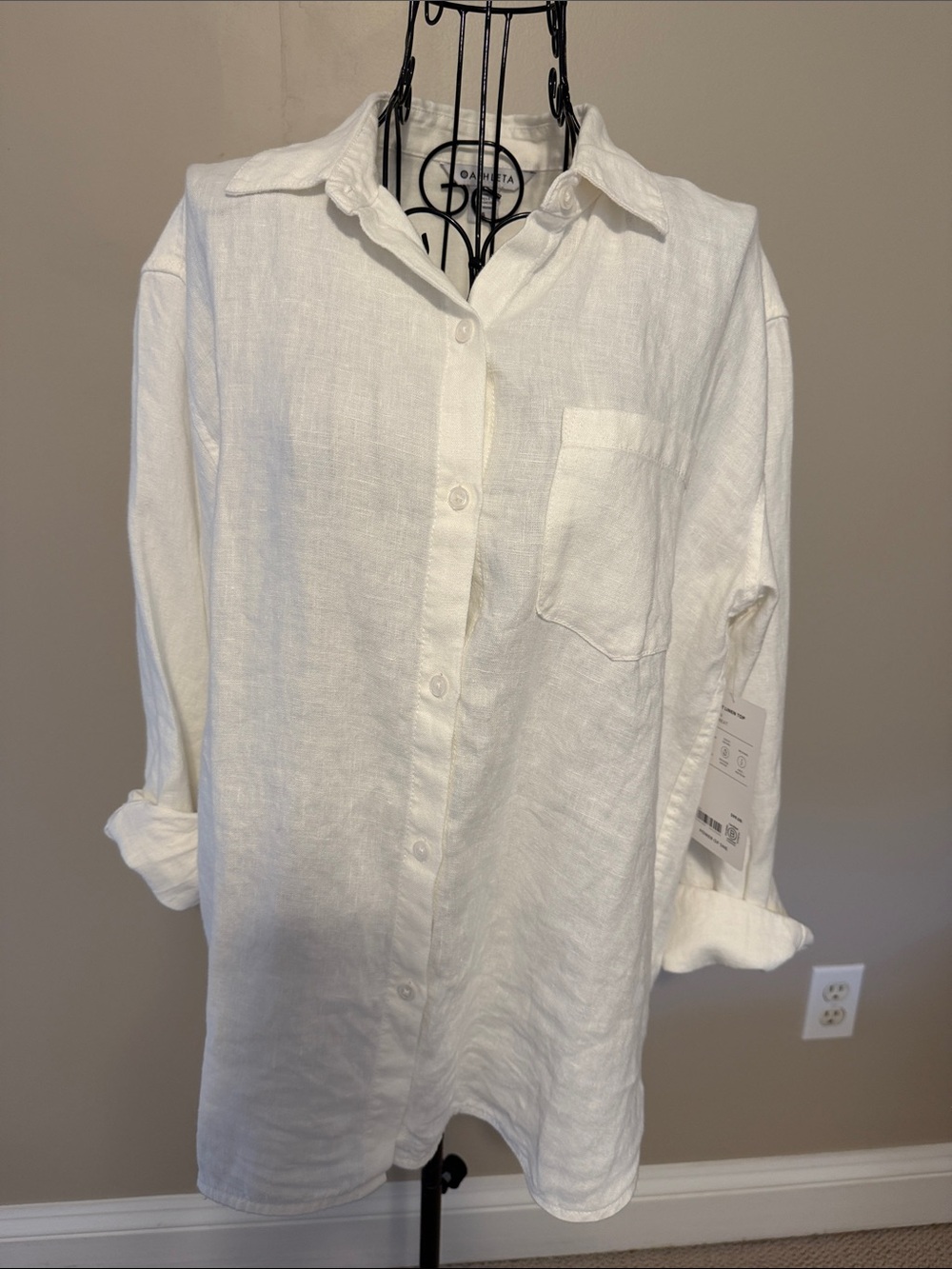Athleta retreat linen top - Picture 6 of 10